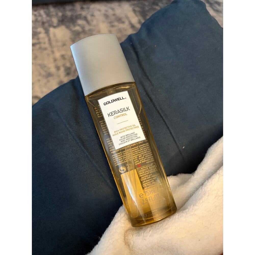 Goldwell Kerasilk Control Rich Protective Oil 75ml 2.5oz Frizz Smooth Shine - Picture 8 of 9